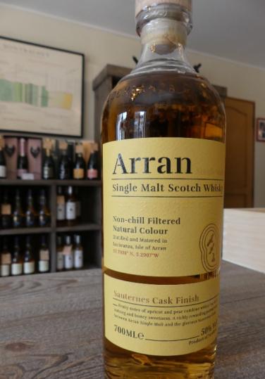 Single Arran Scotch Whisky ,Sauternes Cask Finish 