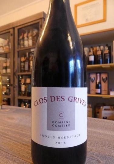 Cotes du Rhône septentrionale Crozes Hermitage Combler les Grives 2021